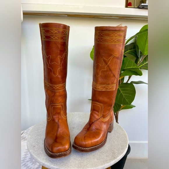 FRYE Campus Horse stitching Boots Size 9.5 Women’s - Picture 4 of 14